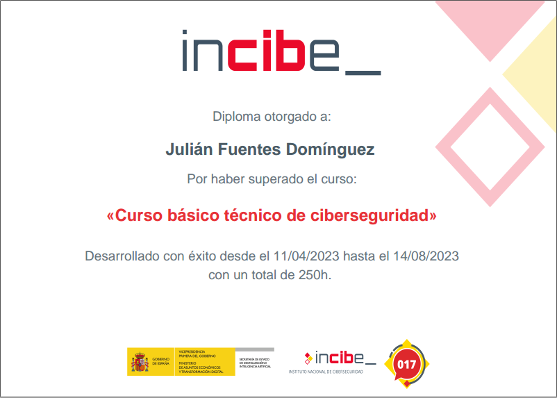 Cybersecurity Fundamentals - INCIBE